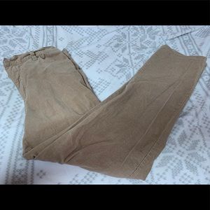 Women’s Gloria Vanderbilt Khaki Corduroy Pants (12